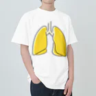 8anna storeの人体のなぞ。シンプルな肺。 Heavyweight T-Shirt