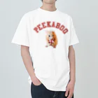 MessagEのPEEKABOO HAMSTER ヘビーウェイトTシャツ