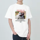 “すずめのおみせ” SUZURI店のSMILE！ Heavyweight T-Shirt