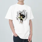 ミニピン クラブ minipin clubのカラーバージョン・We Love Miniature Pinscher Heavyweight T-Shirt