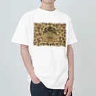 はやしりえのヒョウ柄ヒョウモンガメさん Heavyweight T-Shirt