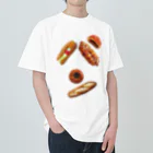 よだれ堂のパンで”パン”🥖🥯 ヘビーウェイトTシャツ