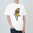 森図鑑の[森図鑑]カワラヒワ Heavyweight T-Shirt