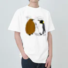 Draw freelyの王様ペンギン ヘビーウェイトTシャツ