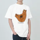 サトウノリコ*のV字バランスするクマ(いろ) Heavyweight T-Shirt