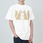 Amiの組子細工狐 Heavyweight T-Shirt