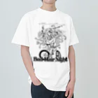 nidan-illustrationの“Bad Hair Night” ヘビーウェイトTシャツ