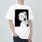 山形屋米店の真珠の耳飾りの少女 Heavyweight T-Shirt