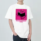 キノフシの店のしばいぬの軍艦巻き　Pink ヘビーウェイトTシャツ