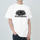 Mrs.Succulentのエケベリアンロゴ（黒） Heavyweight T-Shirt