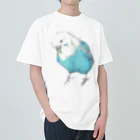 森図鑑の[森図鑑]セキセイインコ オパーリン ヘビーウェイトTシャツ