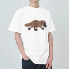 SAKUMA RECORDSのふりかえるカモノハシ ヘビーウェイトTシャツ