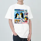 みなとまち層の南半球のペンギンたち Heavyweight T-Shirt