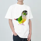 アキクサインコとウロコインコのウロコインコ ヘビーウェイトTシャツ