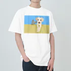 M-SUZURIのわんことにゃんこ☆ラフカラー ヘビーウェイトTシャツ