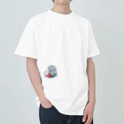 nyansakuのぞうとねこ Heavyweight T-Shirt