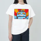 生物＝ケモノのヲ店のブリキ　彩色 ヘビーウェイトTシャツ