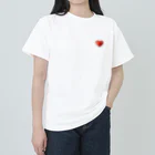 Asil AnomのSmall heart Logo ヘビーウェイトTシャツ