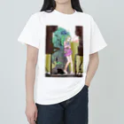 Gazouのアイテムショップのロボットと少女 Heavyweight T-Shirt