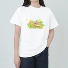 めろんぽっぷのお店だよのたわむれ　ヨツユビリクガメ ヘビーウェイトTシャツ