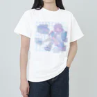 あくむ病院のfall in clear（ゆめかわいいトリップ） ヘビーウェイトTシャツ