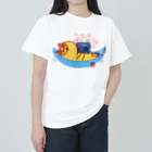 tokisanの働く気ゼロのメタボ猫さん。 Heavyweight T-Shirt