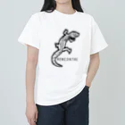 rencontre reptiles　ランコントルレプタイルズのレオパ　スノーエニグマエクリプス　モノクロ Heavyweight T-Shirt