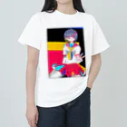 パンドラブラスト出張所　SUZURI店のまんがの子 Heavyweight T-Shirt