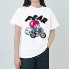 FAR EAST ALL RIDERSのFEAR_バイクこぞう_プリント Heavyweight T-Shirt