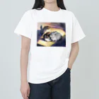 もりみずはのスズリshopのもりみずはのウサギ（水彩画ver） Heavyweight T-Shirt