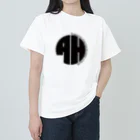 ATELIER-H   -HouZA official Goods Station-のAH丸太アイコン　クロ ヘビーウェイトTシャツ