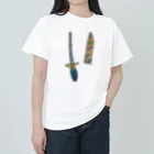 もちもちっこの小学生が考える強い剣と鞘 Heavyweight T-Shirt