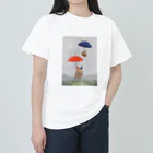 たまひろみShopの傘モッタさん Heavyweight T-Shirt