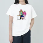 べーぐるおのイラストグッズのアメリカンギャング　「ドギィー」 Heavyweight T-Shirt