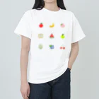 いくらおむすびの売店の16×16のドット絵フルーツ ヘビーウェイトTシャツ