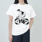 山形屋米店のピストバイクでポタリング ヘビーウェイトTシャツ