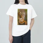 ミラくまのありがたい-リス ヘビーウェイトTシャツ