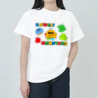 ♡Kawaii♡モンスター SHOPのKawaii Monsters | カラフルポップロゴ ver. ヘビーウェイトTシャツ
