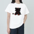 のりまゆのおすわり（ダークサイド） ヘビーウェイトTシャツ