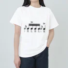 DP-assertionのフラマキュー（ドラム・ルーディメンツ） ヘビーウェイトTシャツ