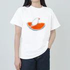 hayakawa(文鳥絵)のスイカ文鳥 ヘビーウェイトTシャツ