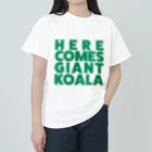 SDOのHERE COMES GIANT KOALA/GREEN ヘビーウェイトTシャツ