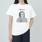 Takapi LaboratoryのJ.S.Bach  バッハ大先生 ヘビーウェイトTシャツ