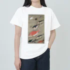 世界の絵画アートグッズの伊藤若冲《群魚図（鯛）》 ヘビーウェイトTシャツ