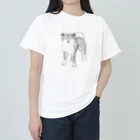 BlumeBellの鉛筆秋田犬 ヘビーウェイトTシャツ