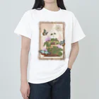 kitaooji shop SUZURI店のTraveling butterfly Heavyweight T-Shirt