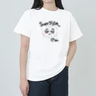 P_aquaのサングラチュー（黒文字Ver） ヘビーウェイトTシャツ