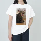 ほたるCat Worksのあくびほたる ヘビーウェイトTシャツ