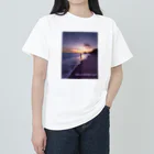 shoji'sのfale o lakinini surf akiya sunset ヘビーウェイトTシャツ