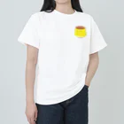 きょむ商会のきょむプリン(さりげない) ヘビーウェイトTシャツ